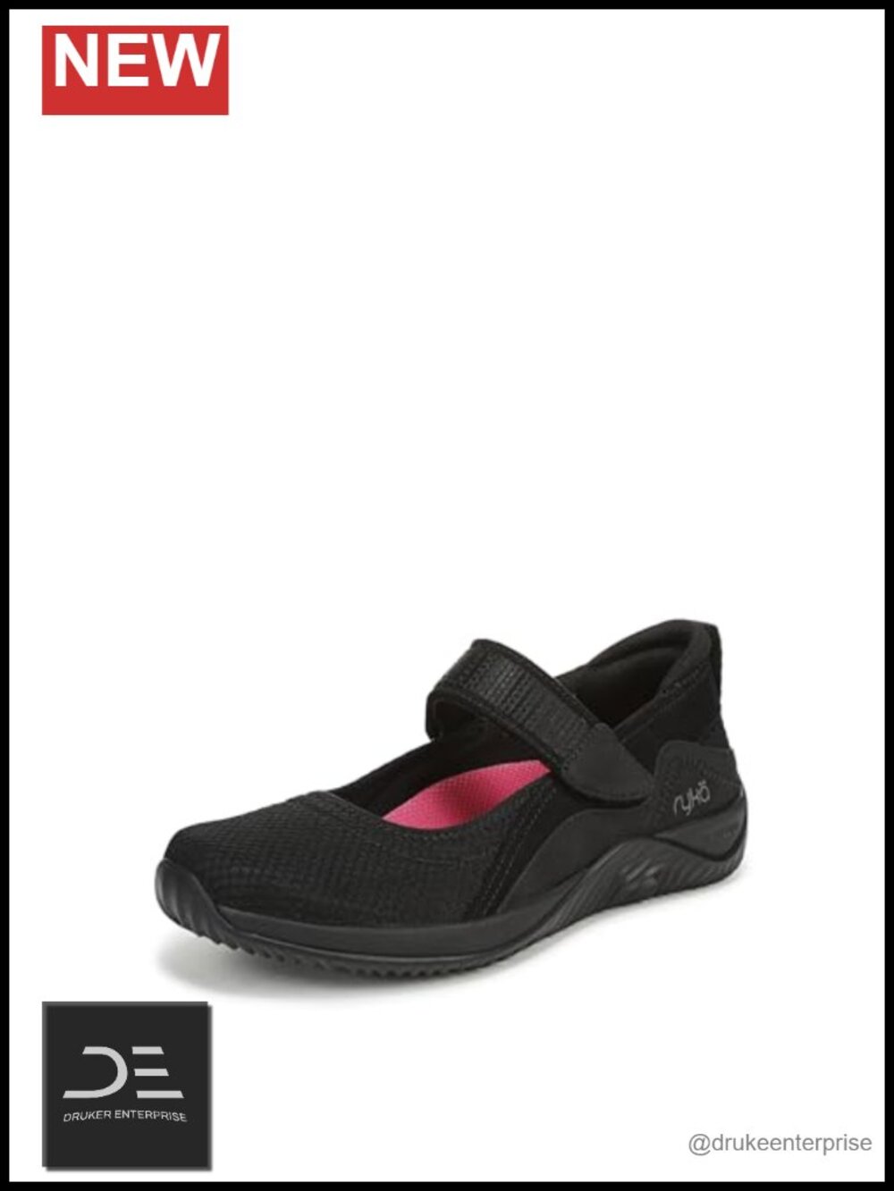 Women's Mary Jane Ballet Sneakers with Adjustable Strap